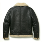 Premium Black Shearling Leather Jacket for Men | Blackstone Jacket