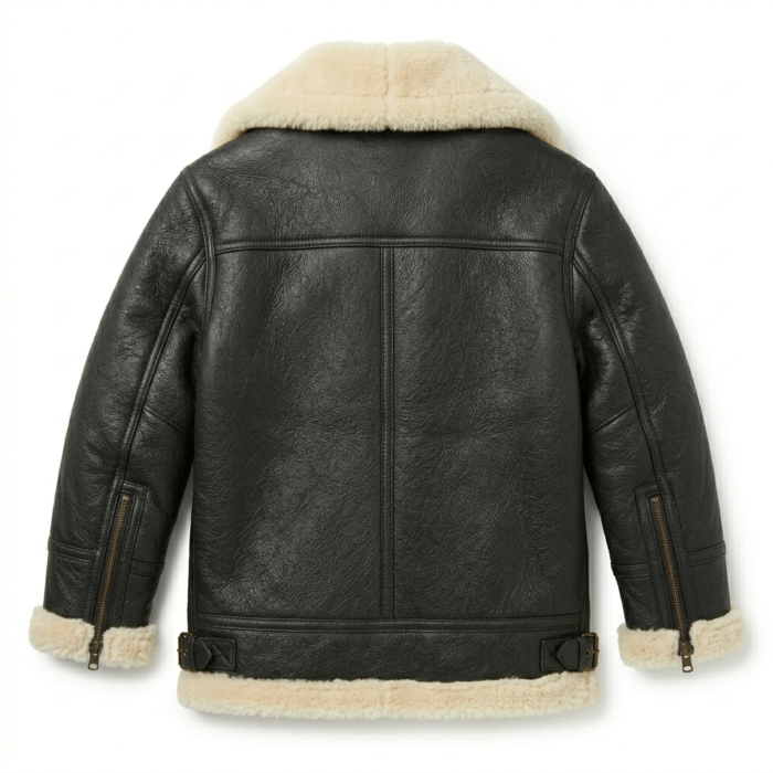 Premium Kids’ Shearling Fashion Leather Jacket | Blackstone Jackets