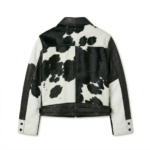 Premium Western Brown Cowhide Pony Hair Leather Jacket Blackstone Jackets back
