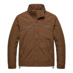 Bespoke Men's Brown Synthetic Windbreakers Blackstone Jackets