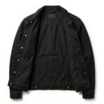 Designer Men's Black Denim Trucker Jacket Blackstone Jackets Inner View