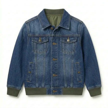 Exclusive Boys Kids Blue Denim Jacket Blackstone Jackets