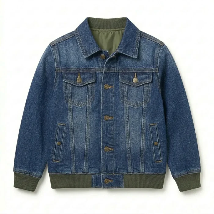 Exclusive Boys Kids Blue Denim Jacket Blackstone Jackets
