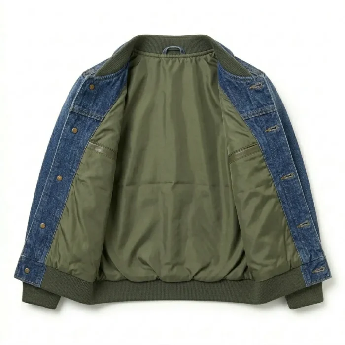 Exclusive Boys Kids Blue Denim Jacket Blackstone Jackets Inner View