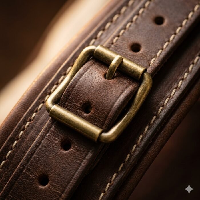 Premium Dark Brown Genuine Leather Backpack | Blackstone Jackets - Image 8