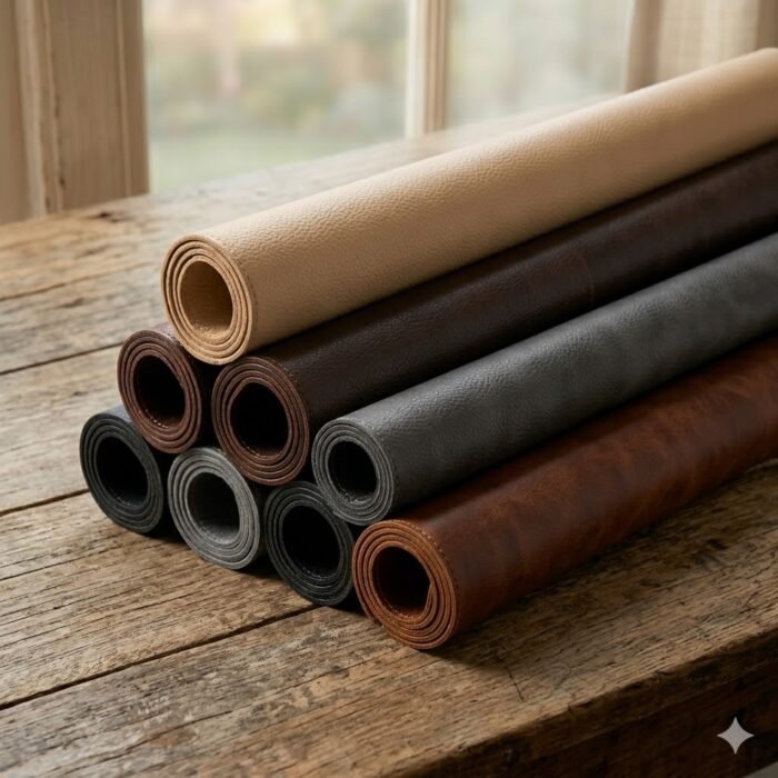 Handmade Brown Genuine Leather Desk Pad | Blackstone Jackets - Image 3