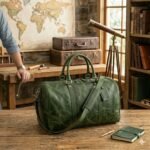 Premium Genuine Leather Duffle Bag | Blackstone Jackets
