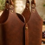 Handmade Premium Luxury Leather Wine Carriers | Blackstone Jackets - Image 4