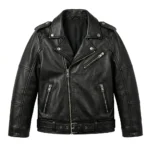 Luxury Boys Kids Black Leather Jacket Blackstone Jackets
