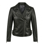Luxury Women's Black Leather Jacket Blackstone Jackets