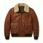 Men's Premium Brown Genuine Embossed Leather Jackets Blackstone Jackets
