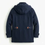 Modern Men's Navy Blue Wool Duffle Coat Sale front Blackstone Jackets