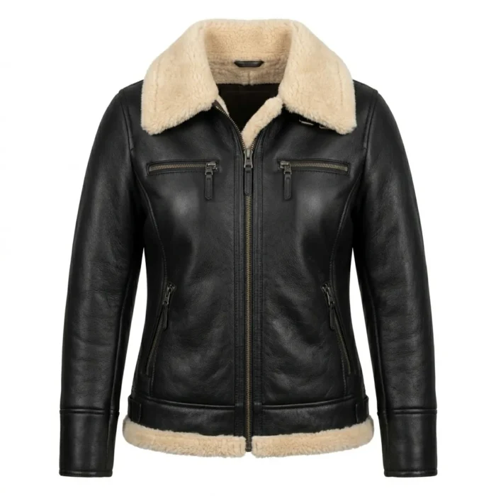 Performance Wear Women's Brown Aviator Leather Jacket Blackstone Jackets Performance Wear Women's Brown Aviator Leather Jacket Blackstone Jackets