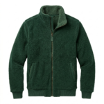Premium Men's Green Fleece Sherpa Jacket Blackstone Jackets
