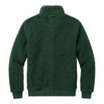 Premium Men's Green Fleece Sherpa Jacket Blackstone Jackets Back View