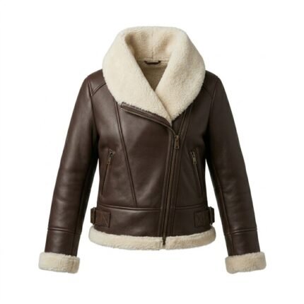 Unique Handmade Winter Outerwear Sherpa Jacket for Women | Blackstone Jackets