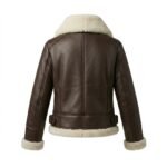 Unique Handmade Winter Outerwear Sherpa Jacket for Women | Blackstone Jackets - Image 3