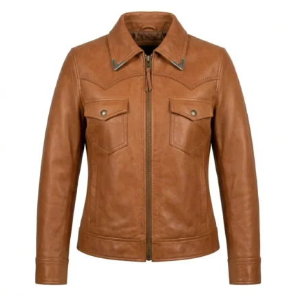 Superior Women's Brown Suede Western Leather Jacket Blackstone Jackets