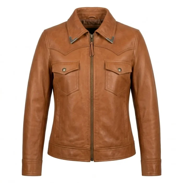 Superior Women's Brown Suede Western Leather Jacket Blackstone Jackets
