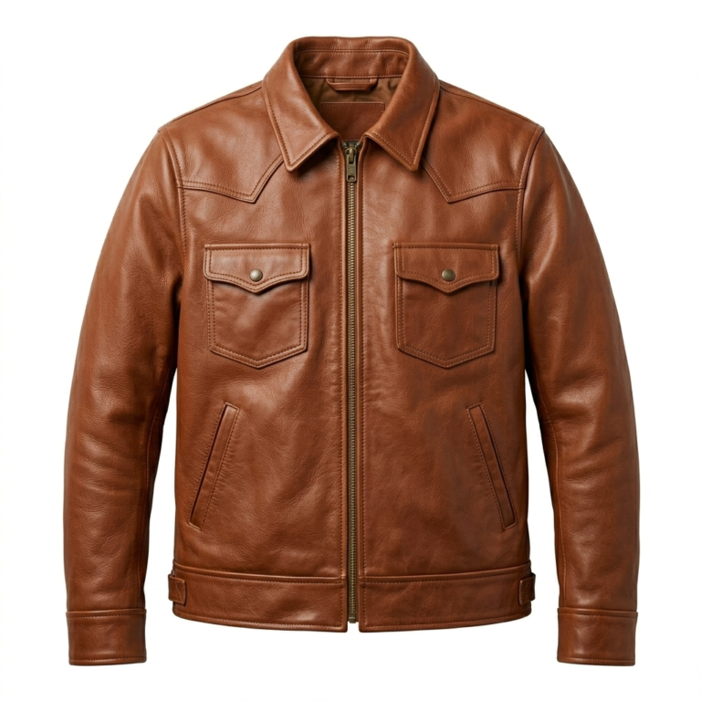 Top-Tier Men's Brown Suede Western Jacket Blackstone Jackets