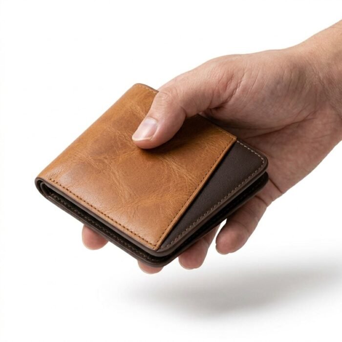 Luxury Handmade Leather Bifold Wallet | Blackstone Jackets - Image 4