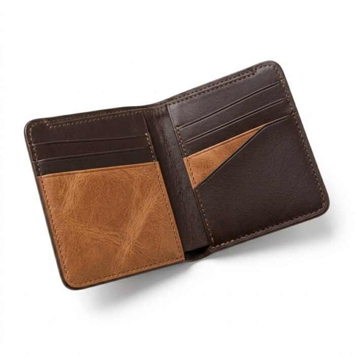 Luxury Handmade Leather Bifold Wallet | Blackstone Jackets - Image 6