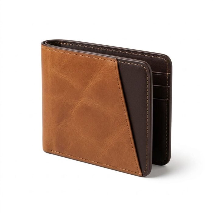 Luxury Handmade Leather Bifold Wallet | Blackstone Jackets - Image 1