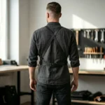 Handcrafted Genuine Leather Blacksmith Apron Men's Workwear | Blackstone Jackets - Image 4