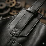 Handcrafted Genuine Leather Blacksmith Apron Men's Workwear | Blackstone Jackets - Image 6