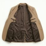 Sophisticated Camel Beige Double Breasted Blazer Jacket for Women | Blackstone Jackets - Image 2