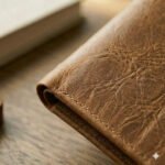 Premium Tan Distressed Genuine Leather Card Holder | Blackstone Jackets - Image 3