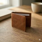 Premium Tan Distressed Genuine Leather Card Holder | Blackstone Jackets - Image 5