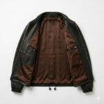 Streetwear Smooth Black Genuine Leather Coach Jacket for Women | Blackstone Jackets - Image 3