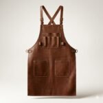 Handcrafted Brown Genuine Leather Craftsman Apron for work | Blackstone Jackets