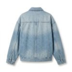 Handcrafted Light Blue Denim Jacket Women's Casual Jean | Blackstone Jackets - Image 2