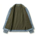 Handcrafted Light Blue Denim Jacket Women's Casual Jean | Blackstone Jackets - Image 3