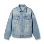 Handcrafted Light Blue Denim Jacket Women's Casual Jean | Blackstone Jackets