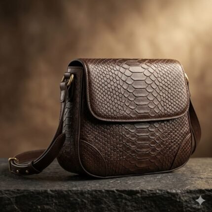 Handcrafted Genuine Leather Exotic Embossed Bag Women's Accessory | Blackstone Jackets