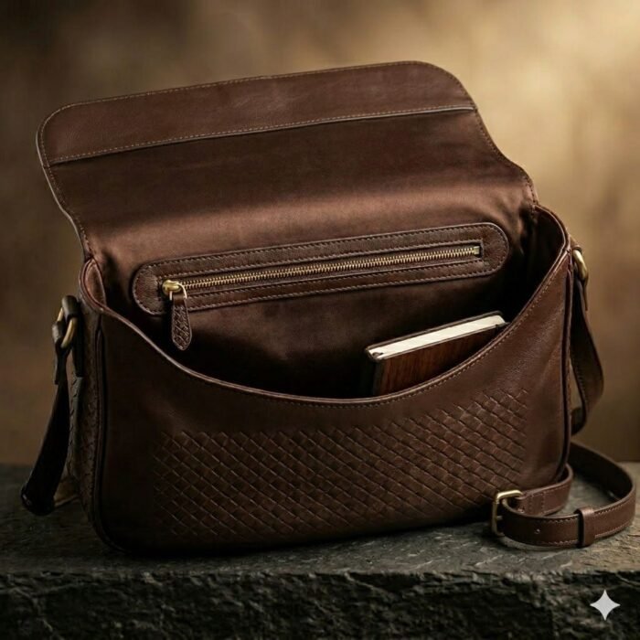 Handcrafted Genuine Leather Exotic Embossed Bag Women's Accessory | Blackstone Jackets - Image 3
