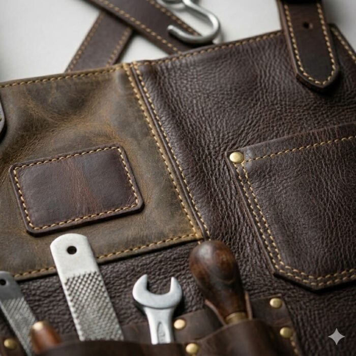 Luxury Handcrafted Genuine Leather Farrier Apron | Blackstone Jackets - Image 4