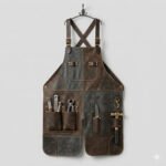 Luxury Handcrafted Genuine Leather Farrier Apron | Blackstone Jackets