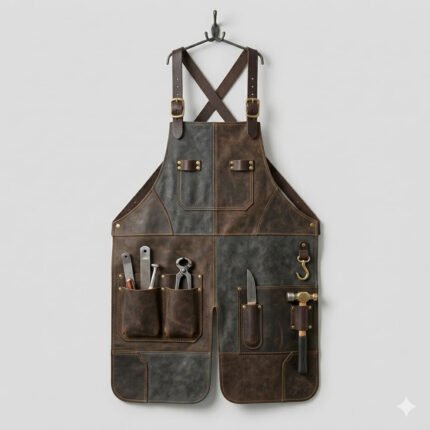 Luxury Handcrafted Genuine Leather Farrier Apron | Blackstone Jackets