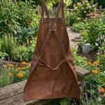 Superior Brown Genuine Leather Gardener Apron | Blackstone Jackets - Image 2