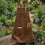 Superior Brown Genuine Leather Gardener Apron | Blackstone Jackets