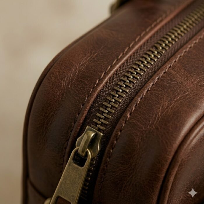 Premium Brown Genuine Leather Laptop Bag | Blackstone Jackets - Image 3