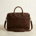 Premium Brown Genuine Leather Laptop Bag | Blackstone Jackets - Image 2