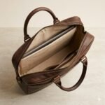 Premium Brown Genuine Leather Laptop Bag | Blackstone Jackets - Image 5