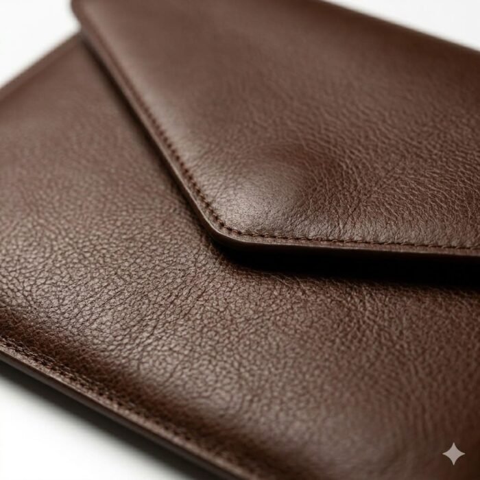 Handmade Genuine Leather Laptop Sleeves Men's Business Portfolio | Blackstone Jackets - Image 3