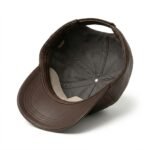 Luxury Handmade Genuine Leather Cap Fashion Accessory | Blackstone Jackets - Image 3