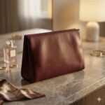 Luxury Burgundy Genuine Leather Clutch Bag Women's Evening Accessory | Blackstone Jackets